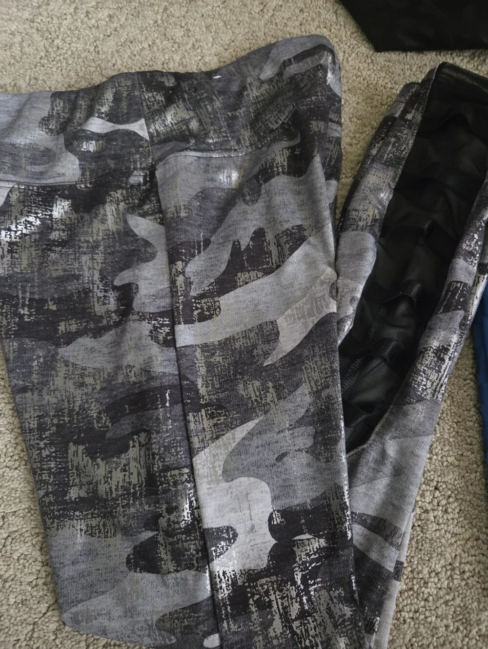Lot Of 3 Metallic Justice Leggings 10-12